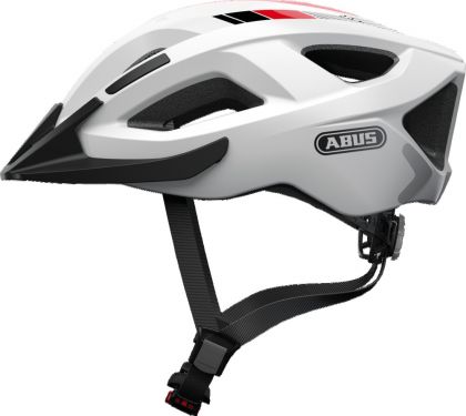 ABUS Aduro 2.0 race white Gr. m Fahrradhlem